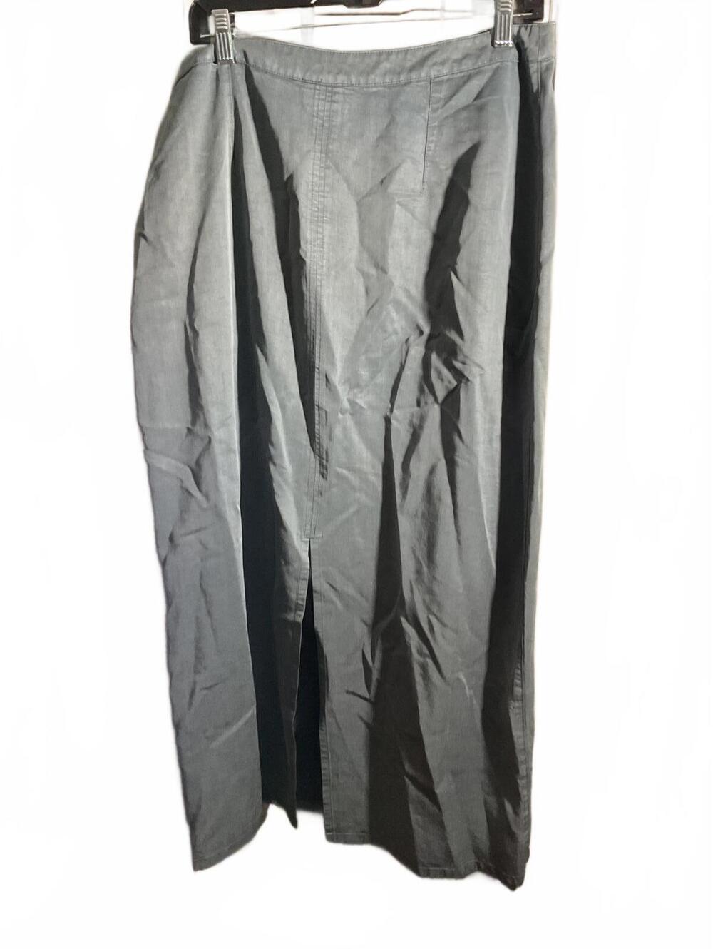 Sigrid  Olsen Long Sage Green Classic Skirt Size 14 - Picture 3 of 6